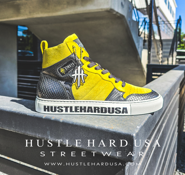 "HUSTLEHARDUSA" Custom Graphic Sole Tag