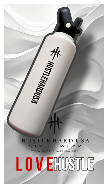 HustleHardUSA LOVEHUSTLE 24oz WaterBottle