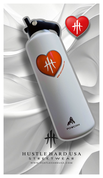 HustleHardUSA LOVEHUSTLE 24oz WaterBottle