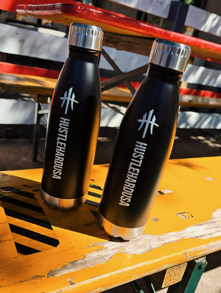 HustleHardUSA 17oz Stainless Steel WaterBottle