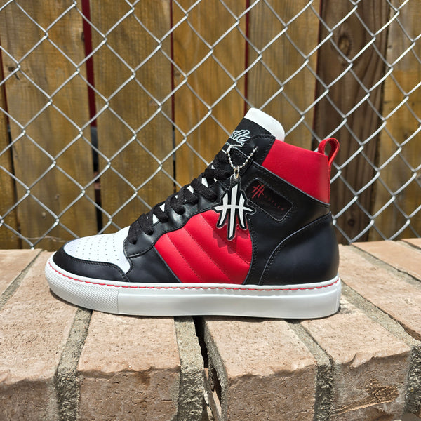 HustleHardUSA "HUSTLER No.6" All Leather Custom High Top Sneaker