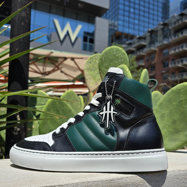 HustleHardUSA "Hustler No. 8" Custom High Top Sneaker