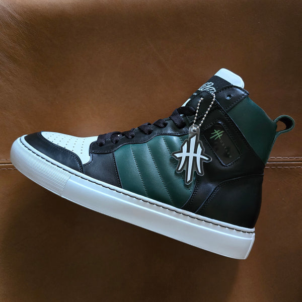 HustleHardUSA "Hustler No. 8" Custom High Top Sneaker