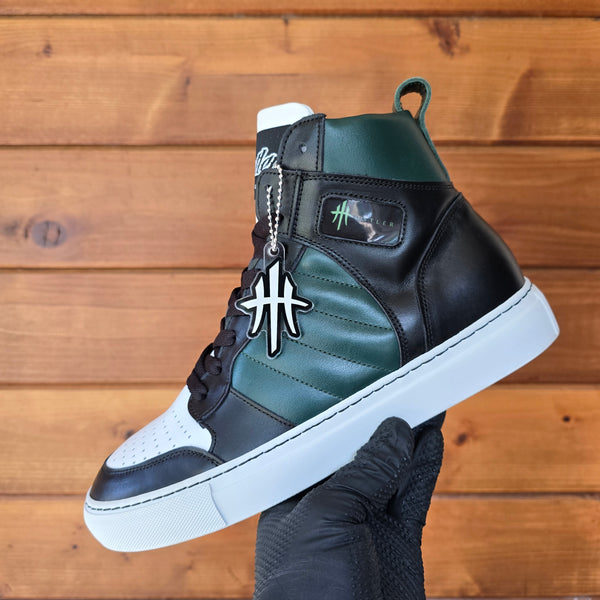 HustleHardUSA "Hustler No. 8" Custom High Top Sneaker