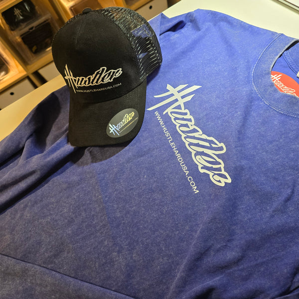 HUSTLER OS Vintage Washed Custom Tee