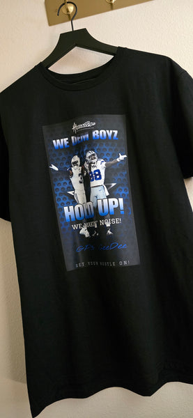 HustleHardUSA "WE DEM BOYZ - HOLD UP!" BLACK GILDAN TEE