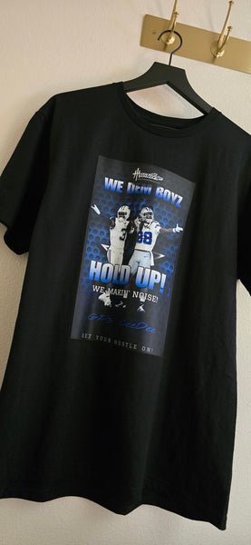 HustleHardUSA "WE DEM BOYZ - HOLD UP!" BLACK GILDAN TEE