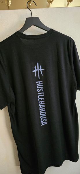 HustleHardUSA "WE DEM BOYZ - HOLD UP!" BLACK Bella+Canvas Tri-blend Tee