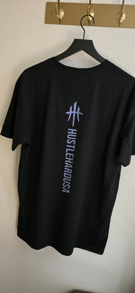 HustleHardUSA "WE DEM BOYZ - HOLD UP!" BLACK Bella+Canvas Tri-blend Tee