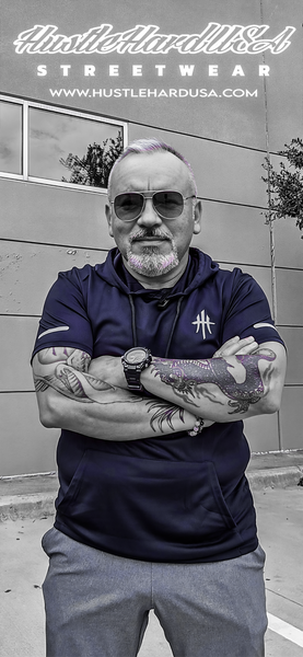 HustleHardUSA SPORT TECH SHORT SLEEVE HOODED SHIRT