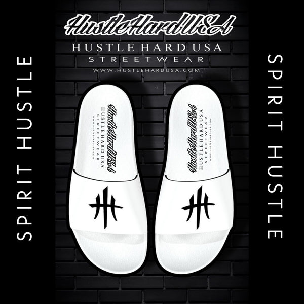 HustleHardUSA "SLIDE HUSTLE" CUSTOM SLIDES (MEN'S PURCHASlNG LINK)