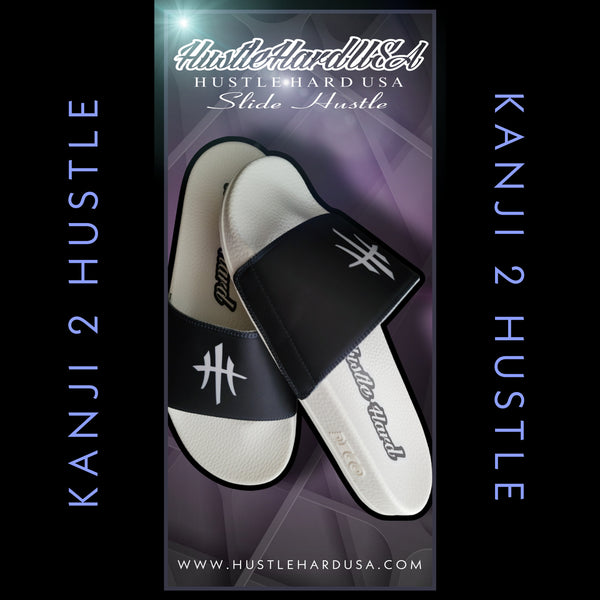 HustleHardUSA "SLIDE HUSTLE" CUSTOM SLIDES (MEN'S PURCHASlNG LINK)