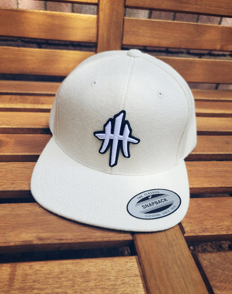 HustleHardUSA Melton Wool Lid (Cream)