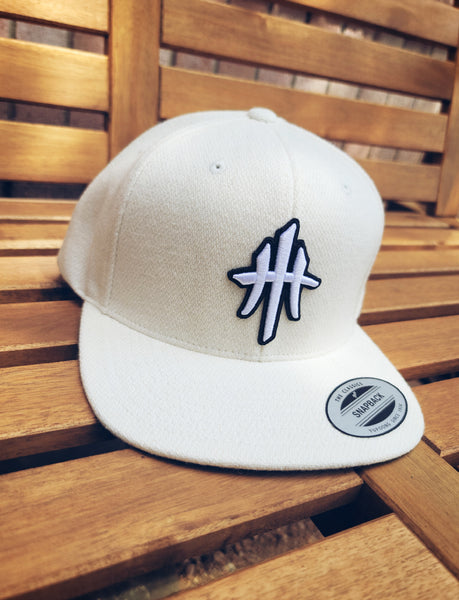 HustleHardUSA Melton Wool Lid (Cream)