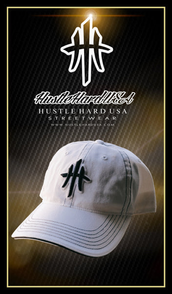 HustleHardUSA Unstructured Workout Lid (Dad Hat)