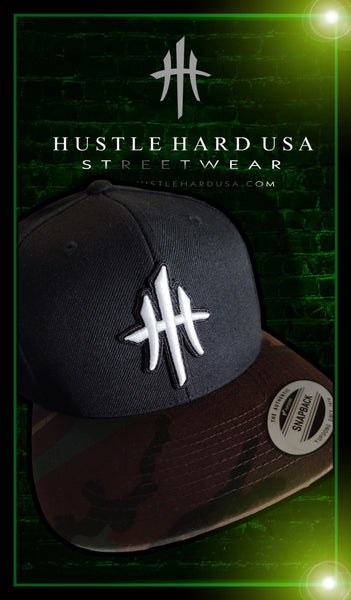 CAMO-HUSTLE SNAPBACK