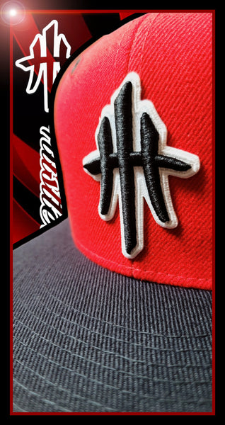 HustleHardUSA REDNBLACK DECKY Lid