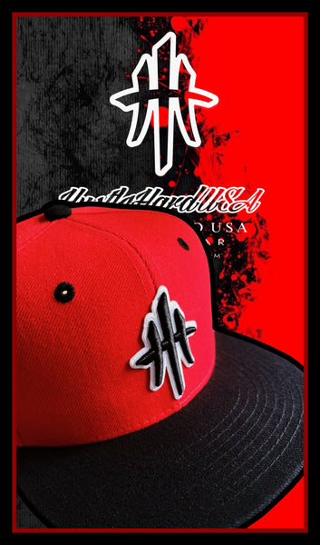 HustleHardUSA REDNBLACK DECKY Lid