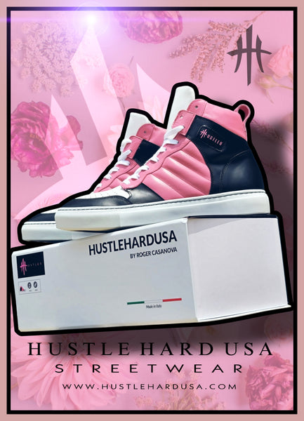 HustlehardUSA "Hustler No. 1" Custom High Top Sneaker