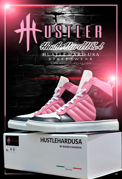 HustlehardUSA "Hustler No. 1" Custom High Top Sneaker