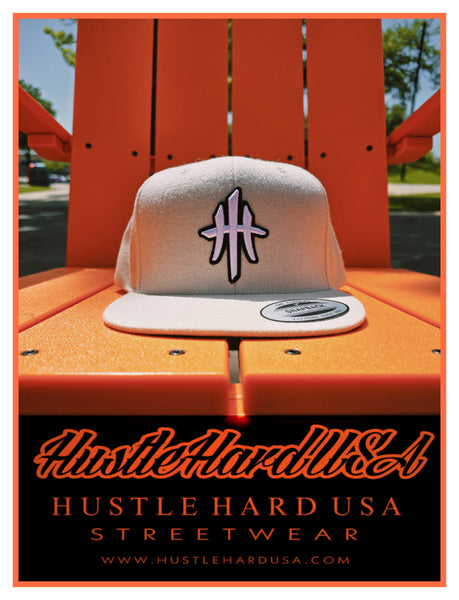 HustleHardUSA Melton Wool Lid (Cream)