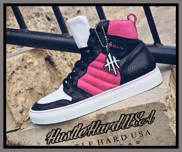 HustleHardUSA "HUSTLER No.7" All Leather Sneaker