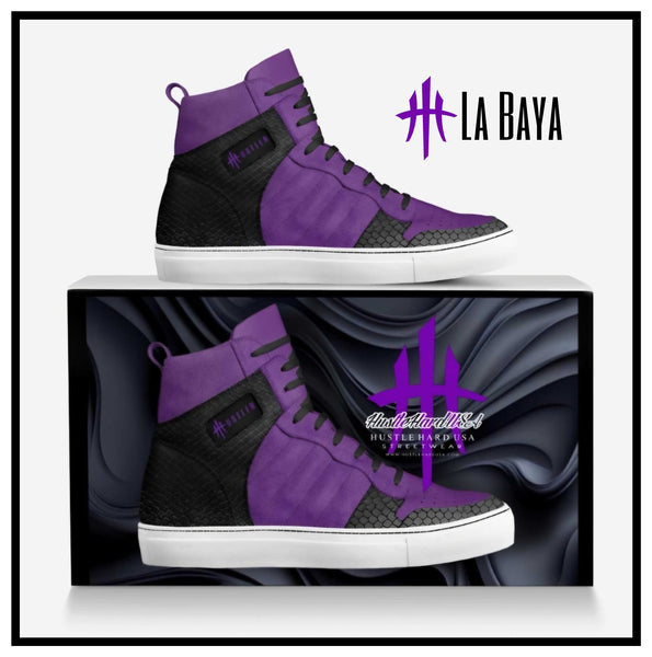 HustleHardUSA "LaBaya" HUSTLER Custom Leather Sneaker