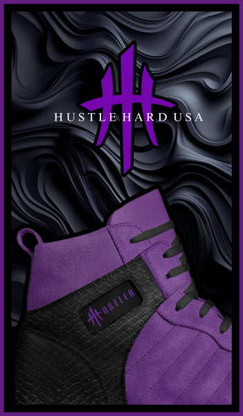 HustleHardUSA "LaBaya" HUSTLER Custom Leather Sneaker