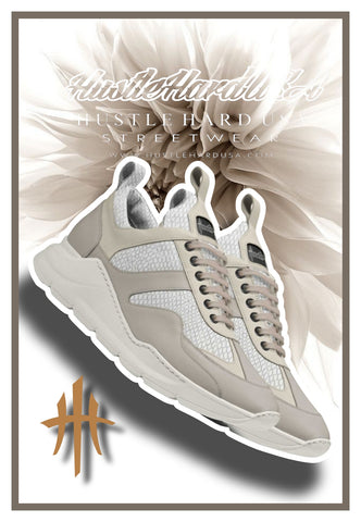 HustleHardUSA "CREMA" Ladies Custom Leather Runner