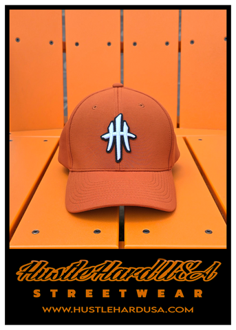 HustleHardUSA TEXAS ORANGE PACFLEX PRO LID