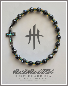 HustleHardUSA "El Niño" (Christ Child) Custom Beaded Bracelet