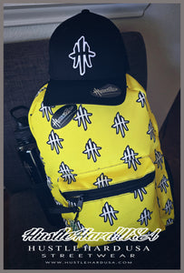 HustleHardUSA YELLOW HUSTLER BackPack