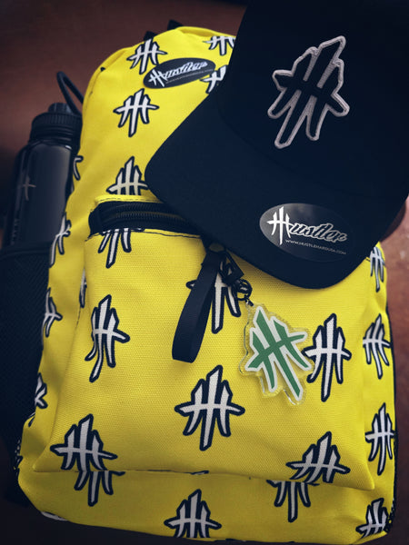 HustleHardUSA YELLOW HUSTLER BackPack