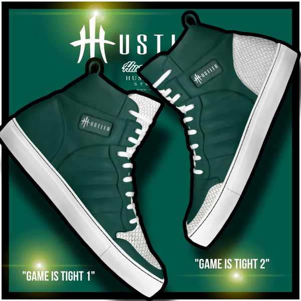 HustleHardUSA "GAME IS TIGHT 2" Custom Leather HUSTLER