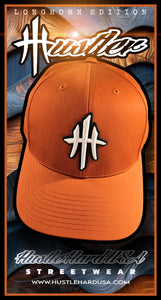 HustleHardUSA "TWILL" (LONGHORN EDITION) Custom Twill Snapback