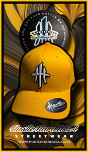 HustleHardUSA GOLDEN Fitted Lid