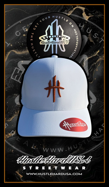 HustleHardUSA BURNT ORANGE Embroidered HH