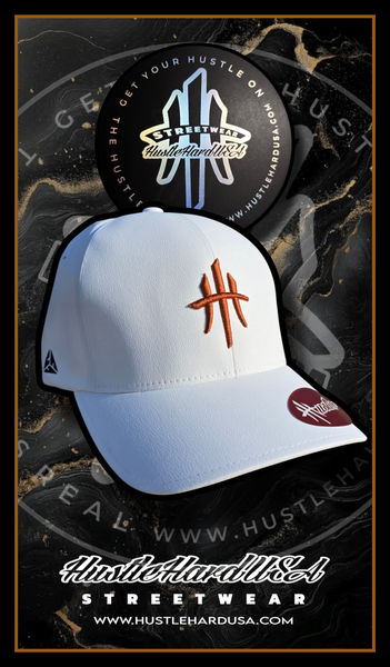 HustleHardUSA BURNT ORANGE Embroidered HH