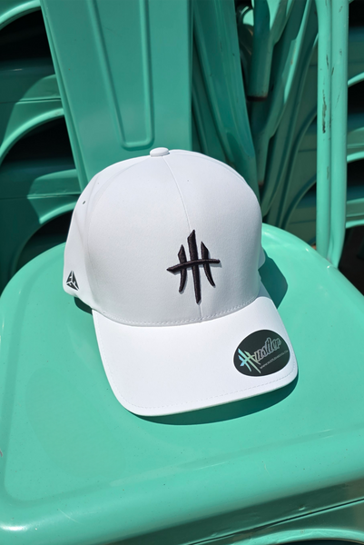 HustleHardUSA Embroidered Logo On a FlexFit Delta