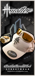 HustleHardUSA HUSTLER (Structured) Twill Ball Cap