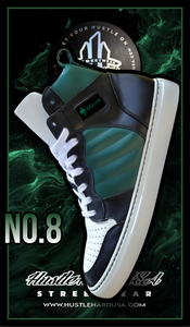 HustleHardUSA "Hustler No. 8" Custom High Top Sneaker