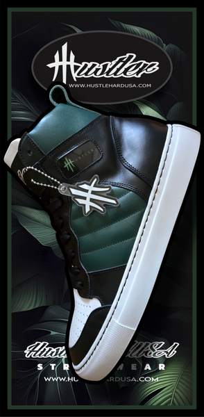 HustleHardUSA "Hustler No. 8" Custom High Top Sneaker