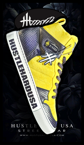 "HUSTLEHARDUSA" Custom Graphic Sole Tag