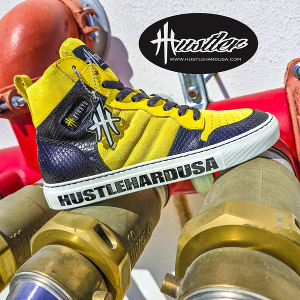 "HUSTLEHARDUSA" Custom Graphic Sole Tag