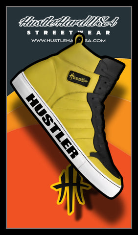 "HUSTLER" Custom Graphic Sole Tag