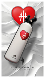 HustleHardUSA LOVEHUSTLE 24oz WaterBottle