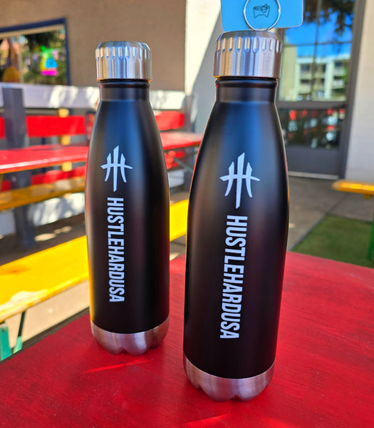 HustleHardUSA 17oz Stainless Steel WaterBottle