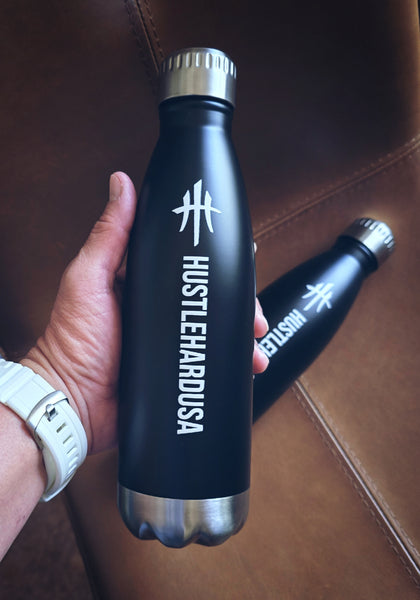 HustleHardUSA 17oz Stainless Steel WaterBottle