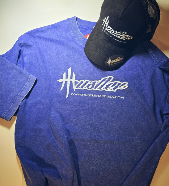 HUSTLER OS Vintage Washed Custom Tee
