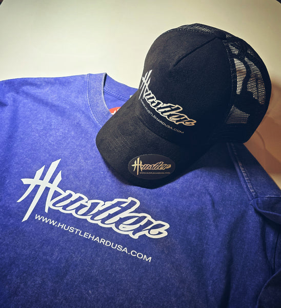HUSTLER OS Vintage Washed Custom Tee
